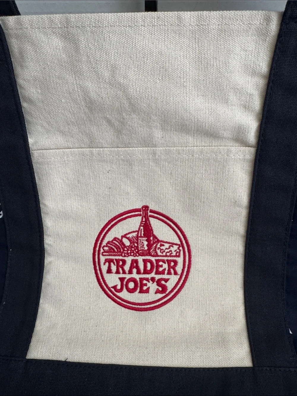 Trader Joe’s Large Navy Canvas Tote. New with Tag. - Picture 7 of 17
